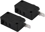 2PCS KW3AT-16 Interrupteur de porte micro-ondes, pièce de remplacement de l'interrupteur de porte Micro-ondes 16A 125VAC Modèle normalement ouvert SZM-V16-FD-63 SZM-V16-FA-63 3B73362F PS3522738