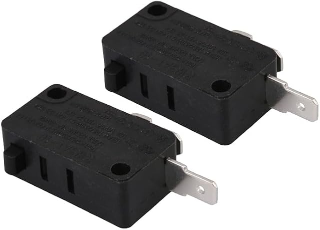 2PCS KW3AT-16 Interrupteur de porte micro-ondes, pièce de remplacement de l'interrupteur de porte Micro-ondes 16A 125VAC Modèle normalement ouvert SZM-V16-FD-63 SZM-V16-FA-63 3B73362F PS3522738