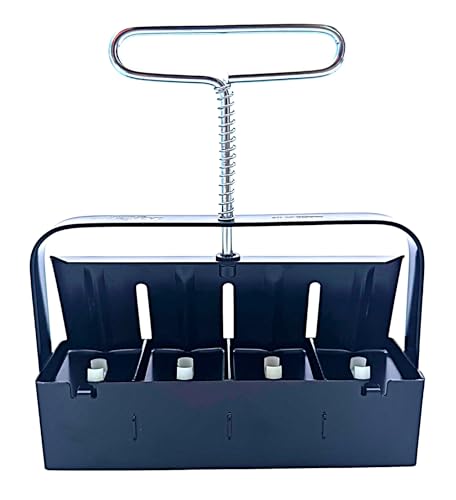 Ladbrooke Authentic Soil Block Maker Mini 4 Hand Held - Most Popular Soil Blocking Tool, Made in England