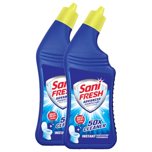 Image of Sani Fresh Liquid Toilet Cleaner, 1L x (Pack Of 2) | Advanced Thicker Formula | Removes Toughest Stains| Provides Long Lasting Freshness