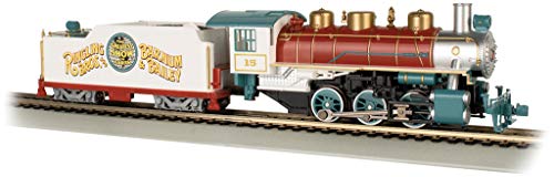 Locomotive vapeur 0-6-0 H0 train Ringling Bros Barnum Bailey avec générateur fumée