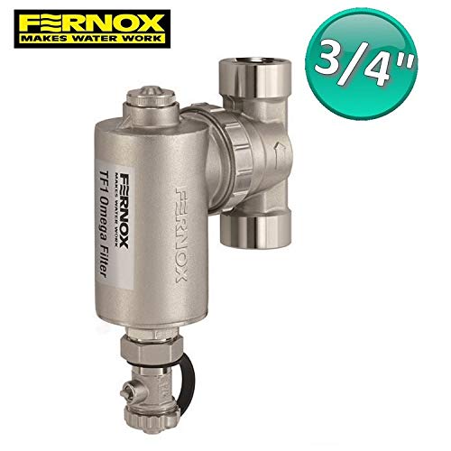 Filtro TF1 Omega 3/4'' - Defangatore magnetico in linea ad alte prestazioni in ottone