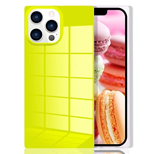 Coque carrée iPhone 14 Pro fluorescente pour protéger son téléphone avec style