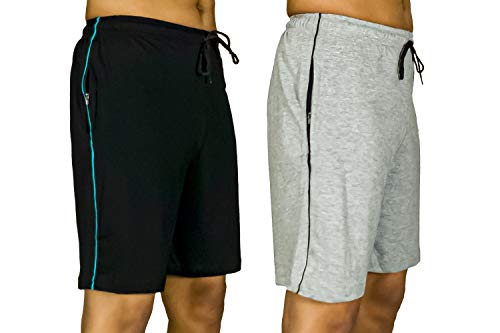 Image of 0-DEGREE Men's Regular Fit Shorts with Zip Pocket
