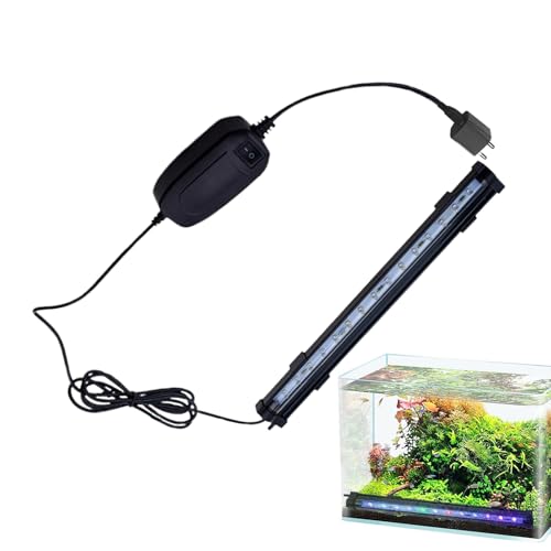 Éclairage submersible 7 couleurs avec lampe LED aquarium étanche réglable