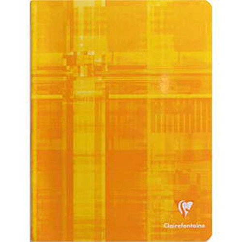 Lot de 10 Cahiers piqûre, 96 pages, Grands carreaux Seyès, Format 24 x 32 cm. Couverture carte