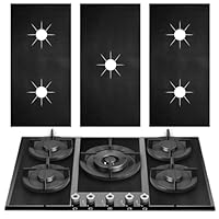SDLDEER 3 PCS Gas Hob Protectors, 52.5 x 26 CM Reusable Cooker Cover for Gas Hob, Non-Stick Stove Burner Covers Heat Resistant Liner Cover for Stove Range Protectors