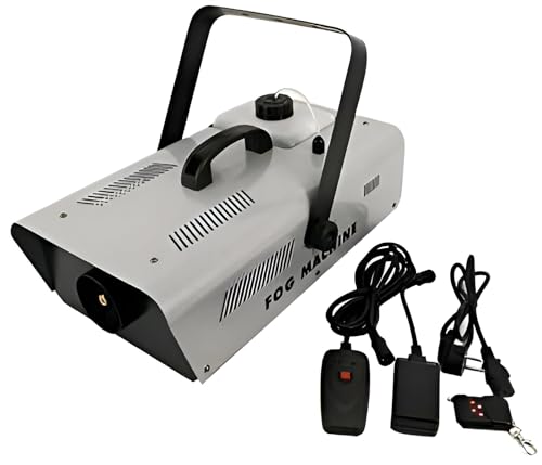 Image of DaBeatz 1200-Watt Portable Fog Machine with Wired Remote Control for Parties, Stage Effects, Weddings, Diwali For Impressive Output (Silver) (Fog Machine)