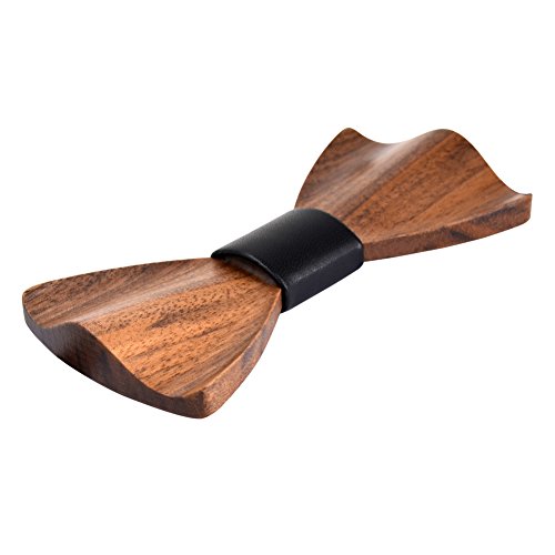Mr.van Natural Wood Bow Ties Handcrafted Wooden Adjustable Bowties With Gift Box Gifts For Men #TOP5