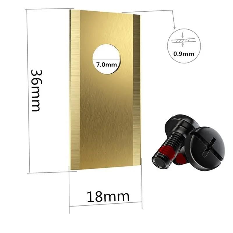 Lame De Tondeuse À Gazon, Compatible Avec ABLK, 60 Lames De Rechange Avec Vis, Compatible Avec Sunseeker, Compatible Avec Smart, Lames De Rechange for Robot Tondeuse À Gazon S