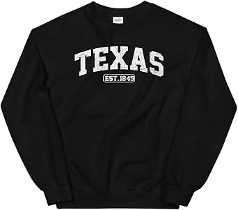 Texas Vintage State Athletic Style Unisex Sweatshirt