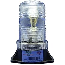 B125WS120 WHITE CLEAR 110V 120V AC 25W INCANDESCENT STEADY-ON LIGHT BEACON EMERGENCY SAFETY WARNING SIGNALING MARKER
