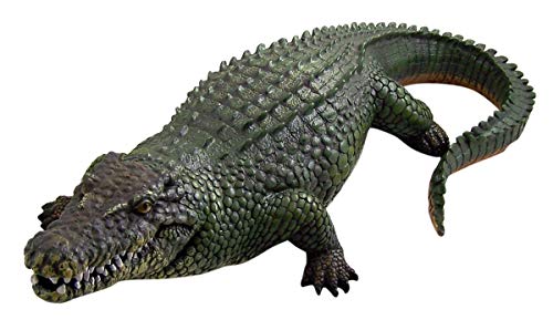 Wowser Realistic Painted Cast Resin Alligator Statue, 20 1/2 Inch #TOP1