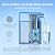 Waterdrop WD-EDF Replacement Filters for All Waterdrop Electric Pitcher (1 Pack) & Waterdrop WD-EDFA Alkaline Filters Replacement for All Waterdrop Electric Pitcher (1 Pack)