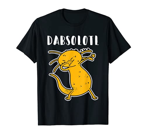 Dabsalotl Divertido Axolotl Dabbing Dabbing Dance Lover Salamander Fish Camiseta