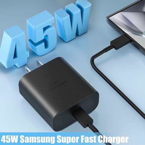 Rdoisntly GA-050YYYYW Samsung Charger Super Fast Charging 45W Usb C Super Fast Charger With 6Ft Type C Charger Cable Cord For Samsung Galaxy S24/S23/S22/S21/S20/Ultra/Plus/Fe,Note 20/10,Galaxy Tab S9,Z Fold/Z Flip,A54,A14 thumb #2