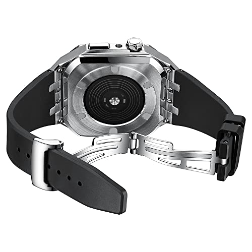 Kit modification Apple Watch 42mm acier agate idéal pour le bureau et les soirées