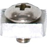Curtain Track Steel End Stop - Silver