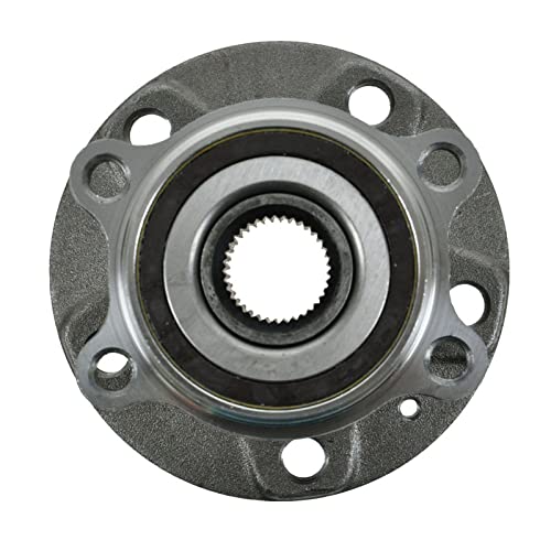 TRQ Front Driver and Passenger Side Wheel Bearing and Hub Assembly Set 2 Piece Compatible with 08-13 Audi A3 06-13 A3 Quattro 15-18 Q3 15-18 Q3 Quattro 08-15 TT 12-13 TT RS by TRQ - Image 5