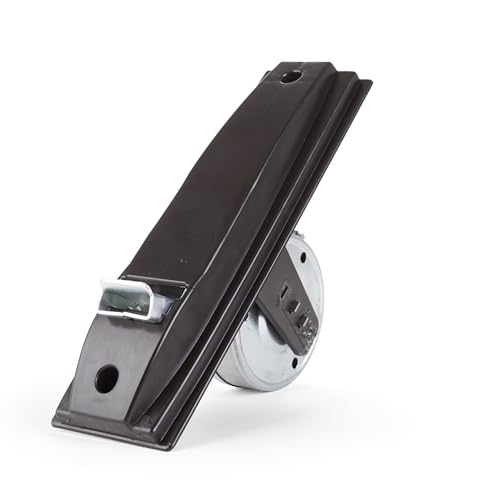 IdeaGenesis - Recogedor persiana para Empotrar o Encastrado en persianas enrollables interior | Enrollador persiana para embutir en obra | Sistema Universal Resistente (Marrón sin Cinta, Grande)