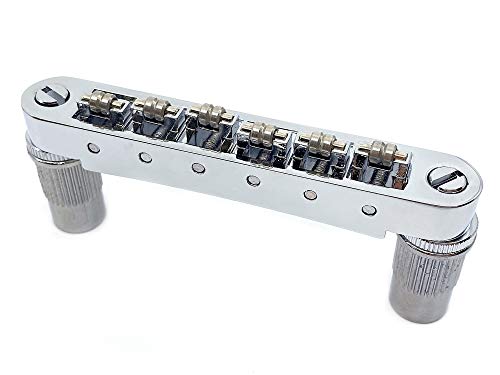 Ponte rolante ALS Tune-o-matic com hastes grandes e buchas - cromada