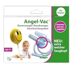 Angel-Vac Nasensauger Geschwisterpaket für Staubsauger