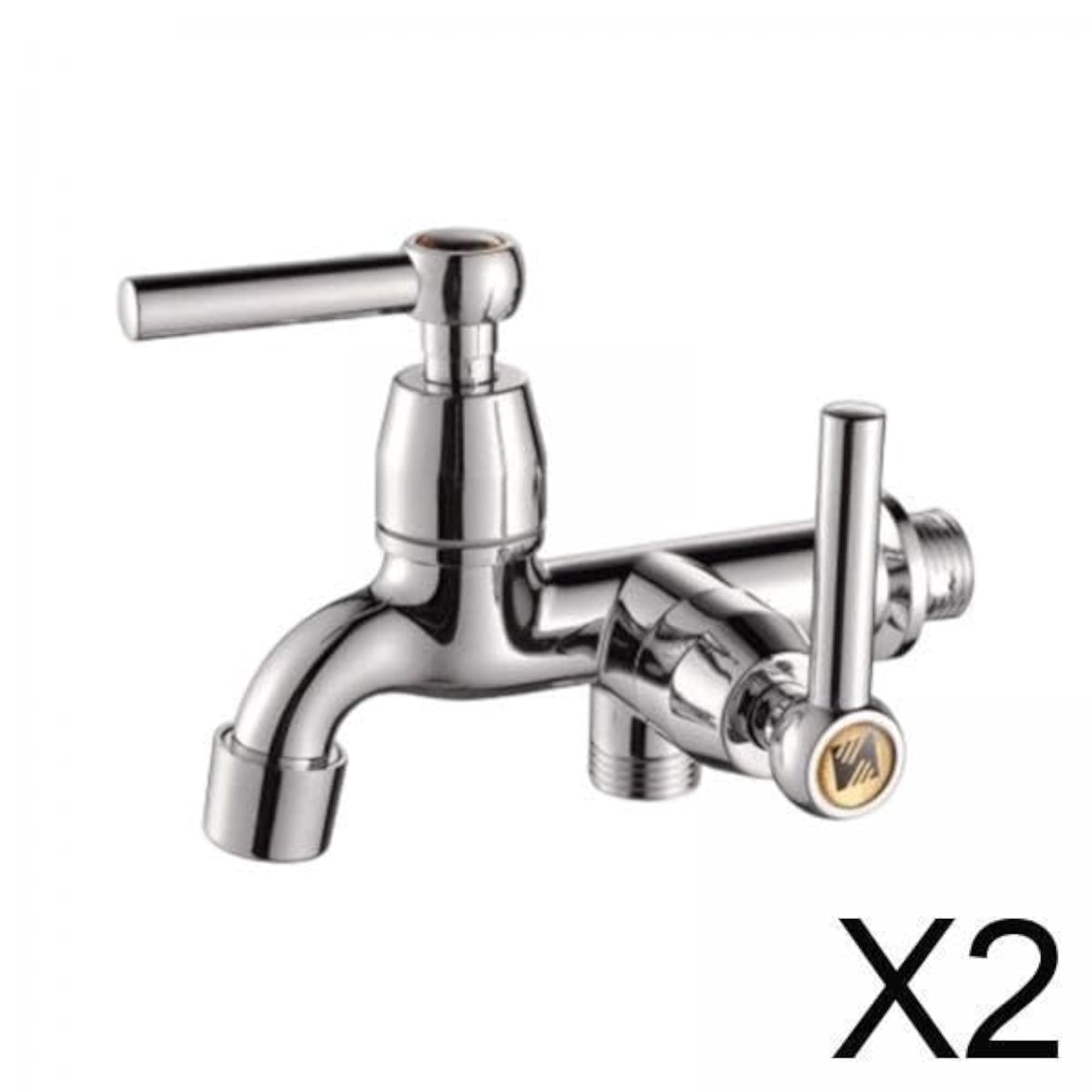 2x Bathroom Faucet G1/2 Aerator Wall Mounted Tap