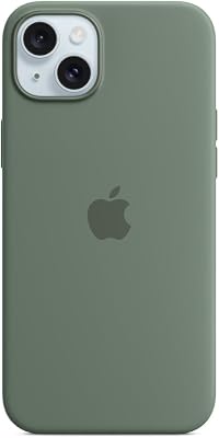 Apple iPhone 15 Plus Silicone Case with MagSafe - Cypress βββββββ