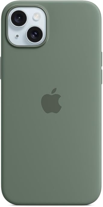 Apple iPhone 15 Plus Silicone Case with MagSafe - Cypress - MT183ZM/A