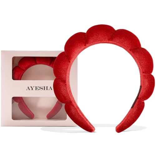 Ayesha Spa Headband for Washing Face Makeup Skincare Soft Sponge Hair band