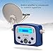 Digital Satellite Finder, Portable LED Satellite Detection Measuring Device, Semaphore Finder Meter Equipment with Compass Electronic Buzzer for Dish Network Directv, 950‑2150MHz