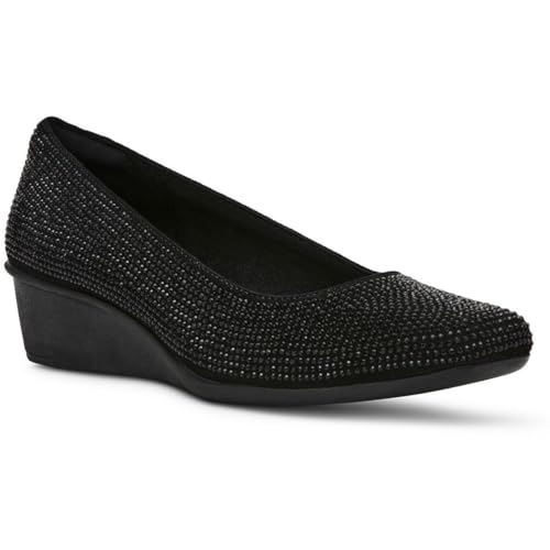 Anne Klein Womens Embellished Wedge Heels