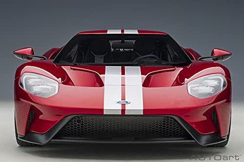 Modelo 2017 Ford GT 1:12 Rojo Líquido Metalizado miniatura 4