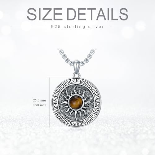 Collier religieux ROMANTICWORK en argent, le cadeau idéal de protection pour homme