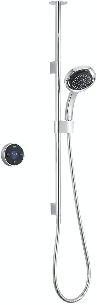 Mira Showers Platinum Digital Shower Ceiling Fed Pumped for Gravity 1.1666.002 - Black/Chrome