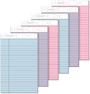 TOPS Prism+ Writing Pads, 5x 8, Perforated, Jr. Legal Ruled, Narrow 1/4 Spacing