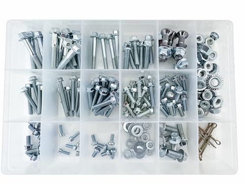 Pit Posse PP2709 Universal Metric Motorcycle Bolt Variety MX 185 pc. Kit - Compatible with Yamaha Honda Suzuki Kawasaki - Metric Bolts, Nuts, Sprocket Bolts, Head Screws, Hex Flange Nuts by Pit Posse - Image 3