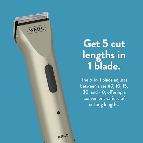 Wahl ARCO SE Professional Cordless Pet Clipper Kit by Wahl Professional Animal, Cromado - Imagen 6