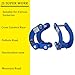 Rear Leaf Comfort Shackles Kits Fit for Frontier 2005-2014 / NAVARA D40 2005-2014, Damping Spring Shackles Kits,