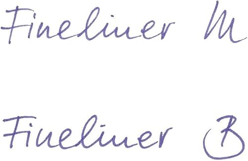 Miniatura 8 de Mont Blanc Tinta para rellenar pluma 2X1 Mystery Black 105170 Azul