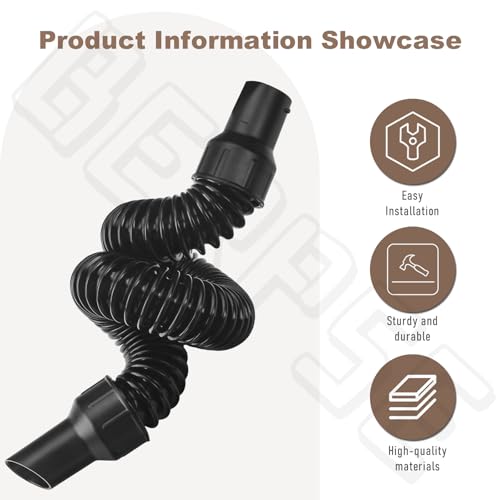 N445803 Vacuum Hose Assembly Compatible with DeWalt Cordless Vacuums, Fits Model DCV517B Type 1, DCV517M1 Type 1, DC515, DC515K (N445803) - Thumbnail 4