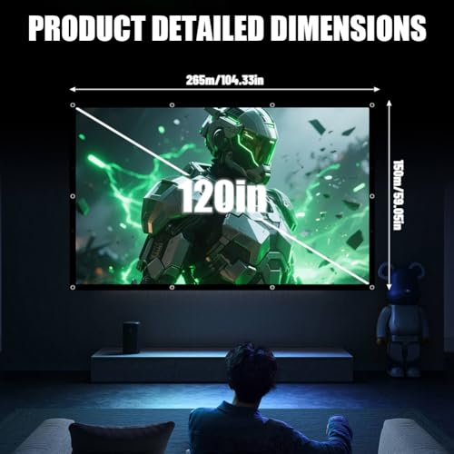 Écran de projection double face pliable pour partager vos plus beaux films - 2