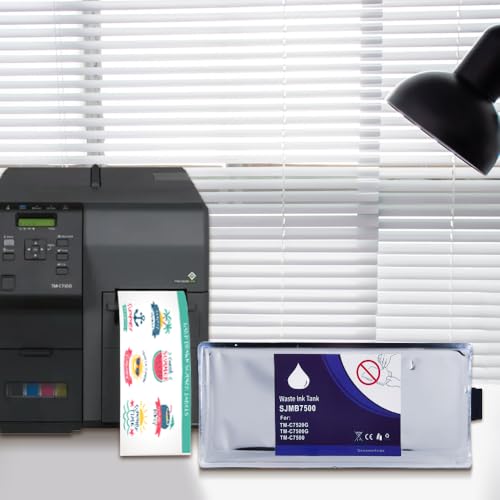 DLMELHOR SJMB7500 Tanque de manutenção compatível com impressora ColorWorks C7500 C7500G TM-C7500 TM