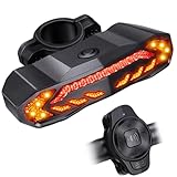 DAJASD 5in1 Fahrradalarm mit Fernbedienung, Fahrrad Alarmanlage mit Glocke, USB...