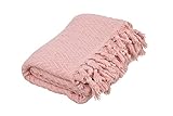 EVALAND 56 x 79 INCHES Turkish Cotton Blanket and Throw Blanket, Machine-Washed, Comfy Bed Blanket,