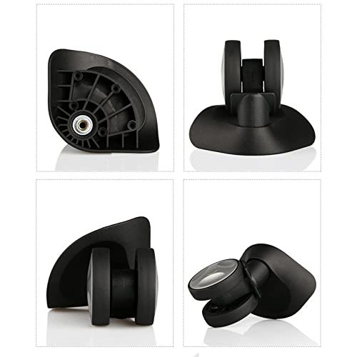 Luggage Wheels,Universal Luggage Casters,1 Pair Luggage Wheel Replacement Spare Spinner Caster for Suitcase Wheel Repair (W155)4