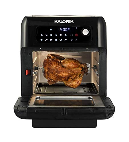 Kalorik Afo 44880 Bk 6 Qt Xl Air Fryer Oven With 13 In 1 Cooking Options, 20 Recipes And 9 Accessories Including Rotisserie #TOP2