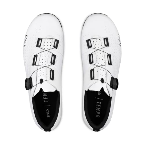 Fizik Tempo Overcurve R4 Wide, Road Cycling Comfortable Shoes, White, 6 Wide - Thumbnail 2