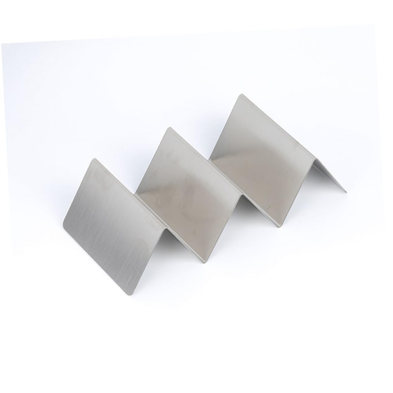 BRIGHTFUFU Stainless Steel Taco Rack Holder Wave Shaped Pancake Rack Stand Dishwasher Safe for Serving Tacos and Shells Random Style Design