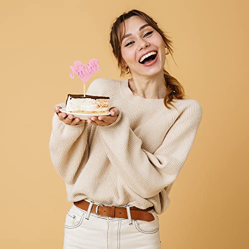 Sgbetter SGBETTER-C167 96 Pieces Pink Happy Mother'S Day Cake Toppers Mother'S Day Cupcake Topper thumb #6